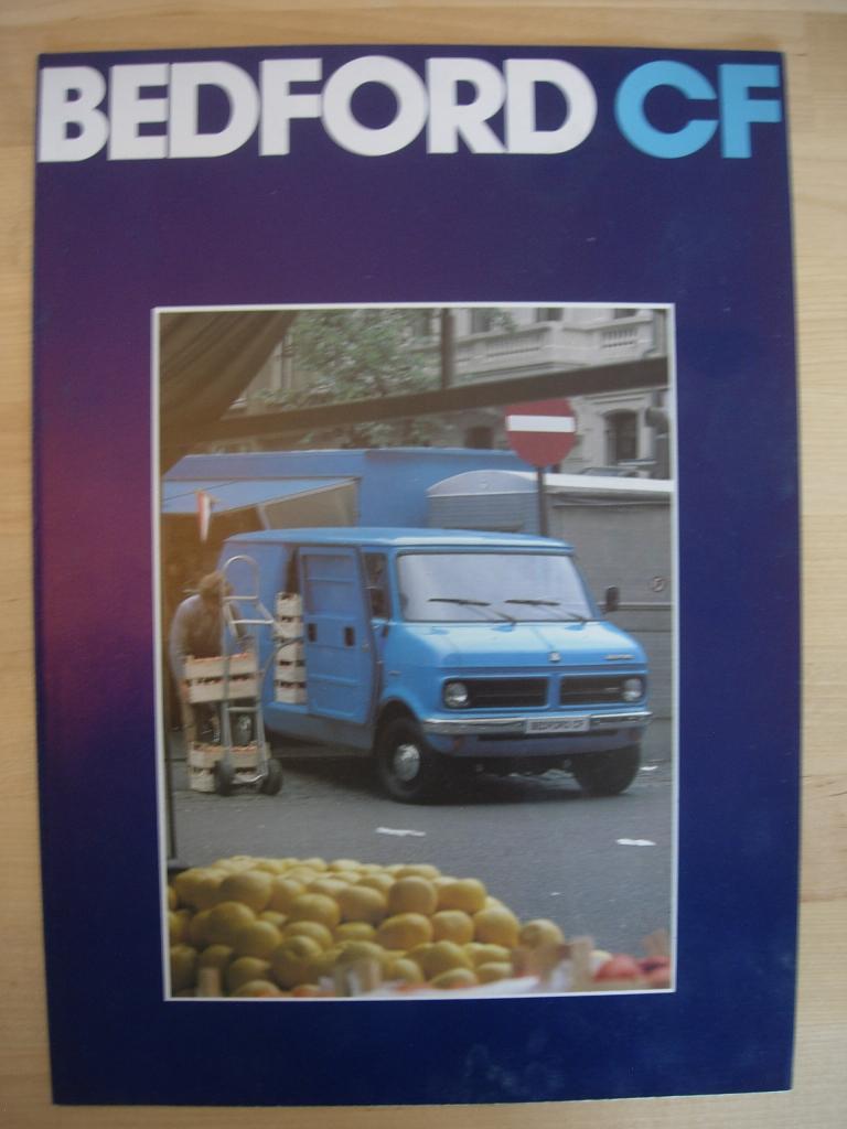 Bedford CF Brochure ca 1977 – Bestelwagen & Chassis Cabine, Bedford, Ophalen of Verzenden, Zo goed als nieuw, Overige merken