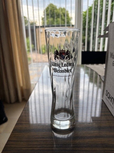 König Ludwig Weissbier glazen, Ophalen of Verzenden, Zo goed als nieuw, Glas of Glazen, Overige merken
