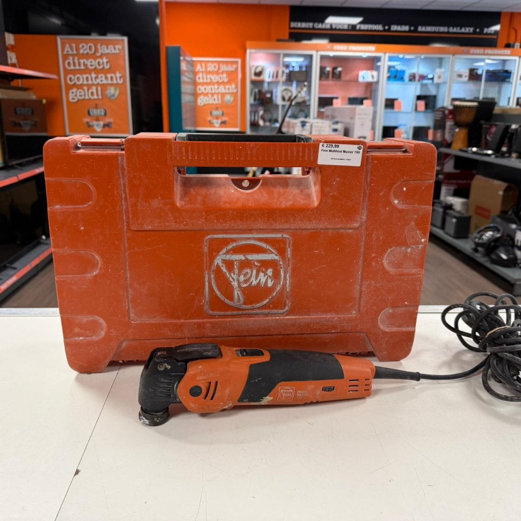 Fein Multitool Master 700, Fein, Zo goed als nieuw, Support@fein.com, Fein Power Tools, WiesenstraÃŸe 23, 
73650 Winterbach
Germany