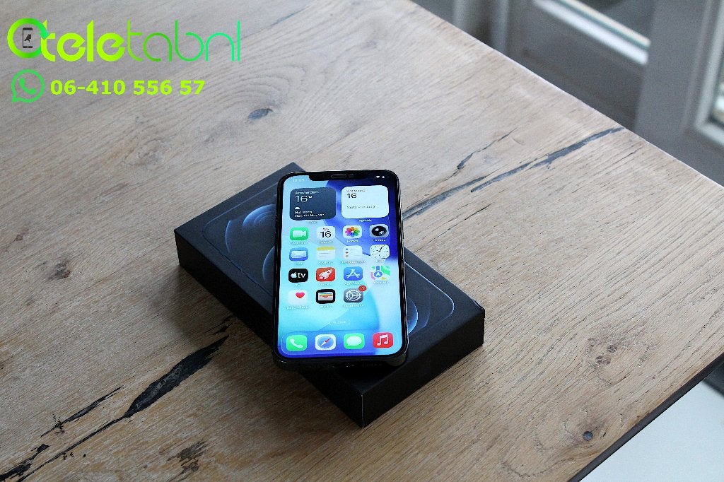 Apple iPhone 12 Pro - 128GB - Pacific Blue | Batterij 100%, Apple, Blauw, Refurbished, Apple