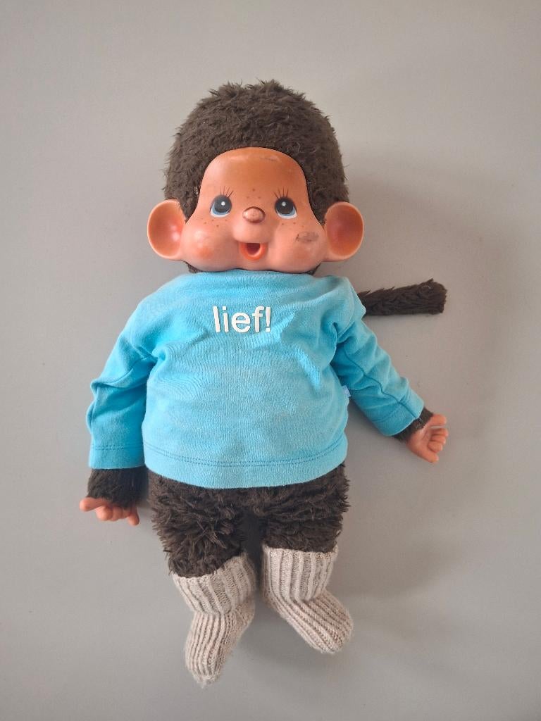 Monchhichi aap, Verzamelen, Poppen, Ophalen of Verzenden, Gebruikt, Overige typen