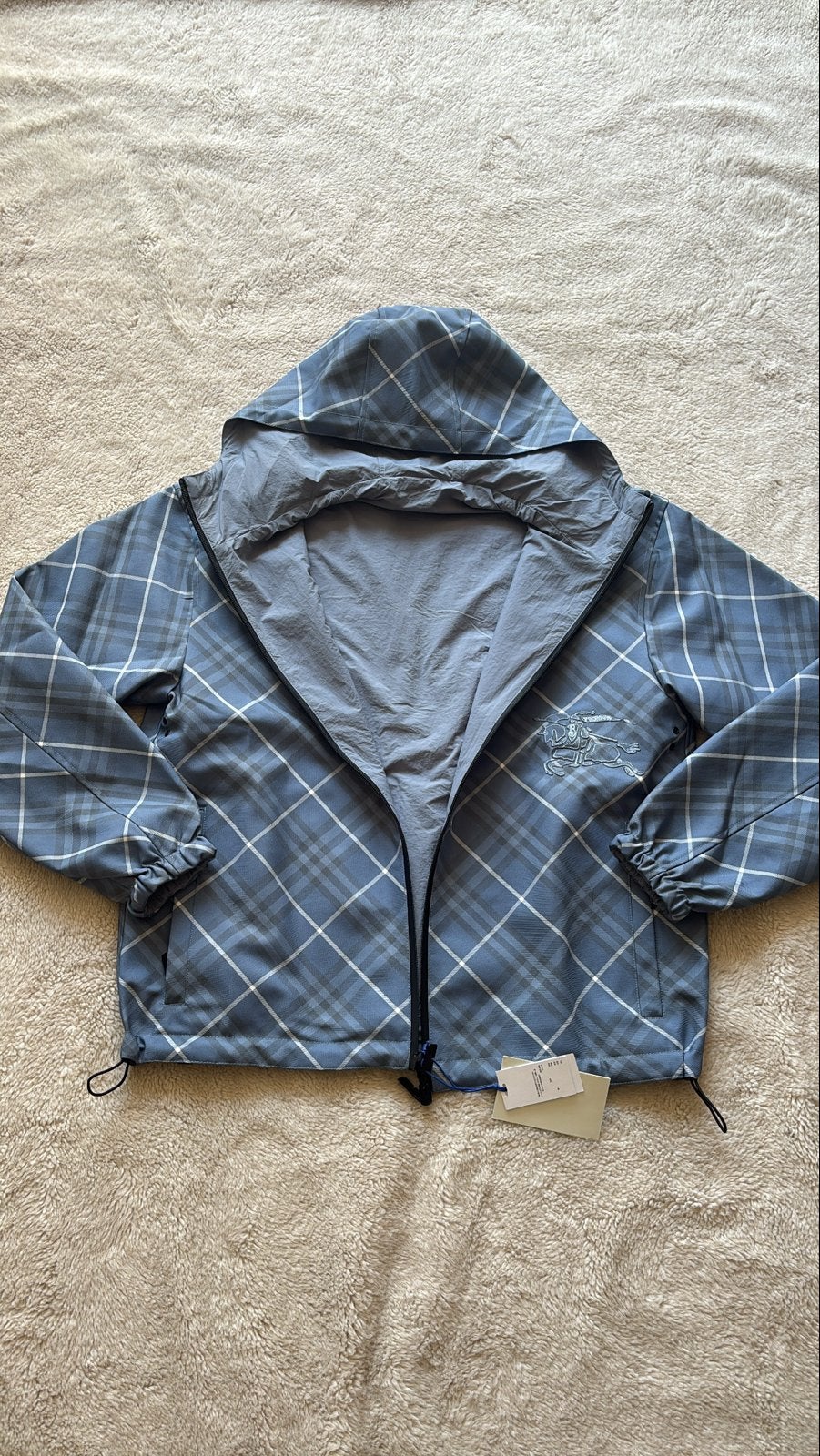 Burberry  Dubbelzeidig jas - Maat M - Nieuw met labels, Ophalen of Verzenden, Nieuw, Maat 48/50 (M), Blauw