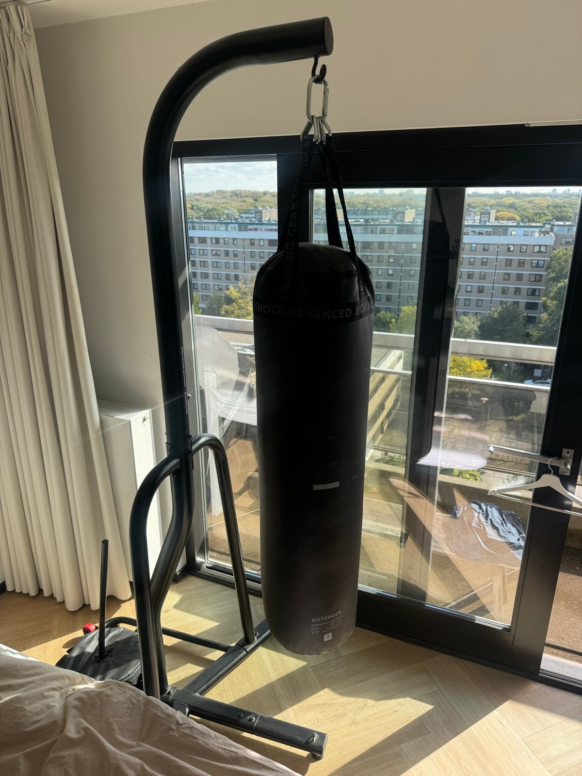Bokszak 32kg met standaard, Ophalen, Gebruikt, Bokszak