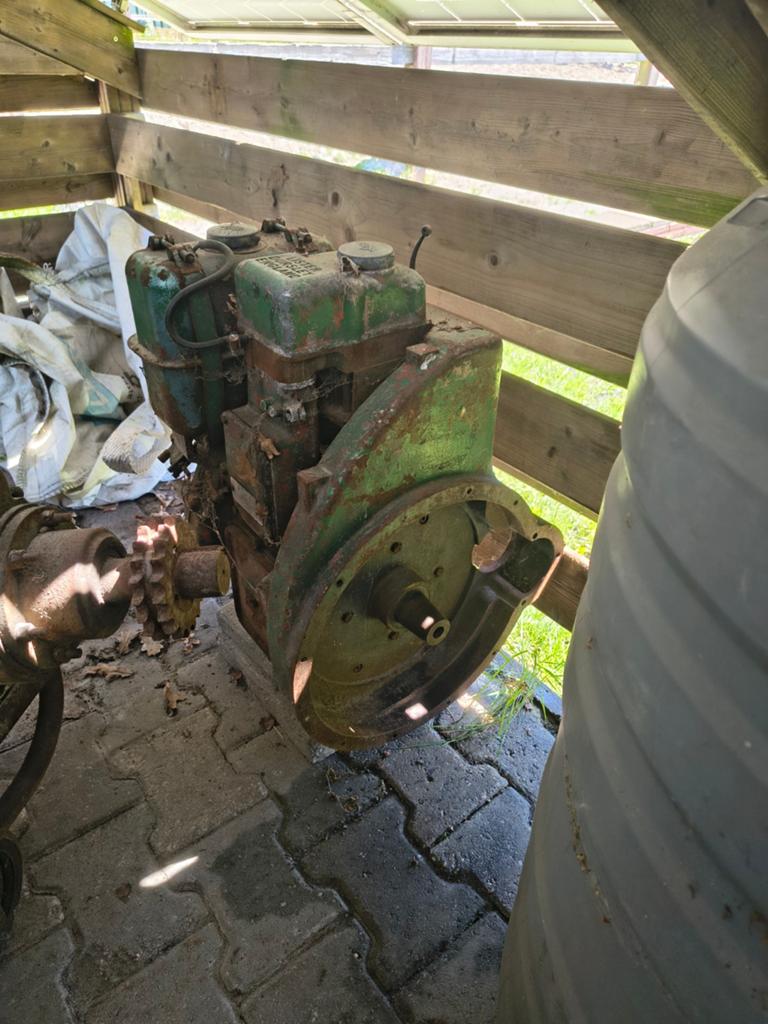 3 oude Lister diesel motoren (1 cylinders), Ophalen of Verzenden, Gebruikt