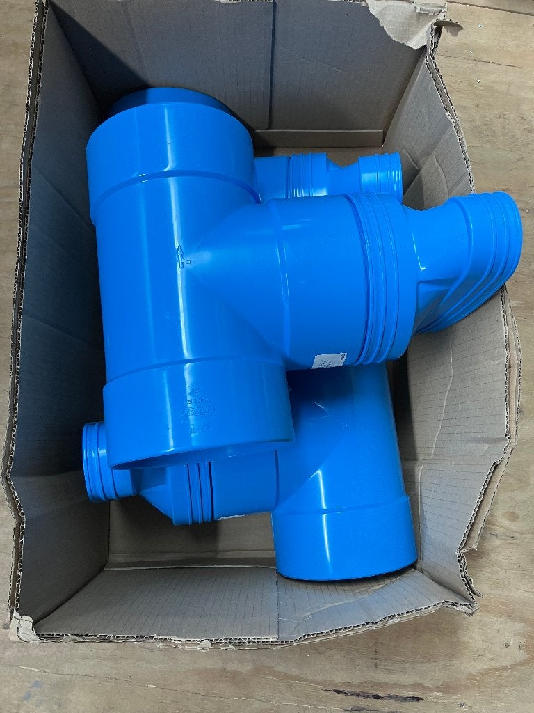 20x nieuw WAVIN T-stuk ventilatiesysteem, afzuiging PVC WTW, Ophalen of Verzenden, Nieuw, Ventilator en Afzuiger