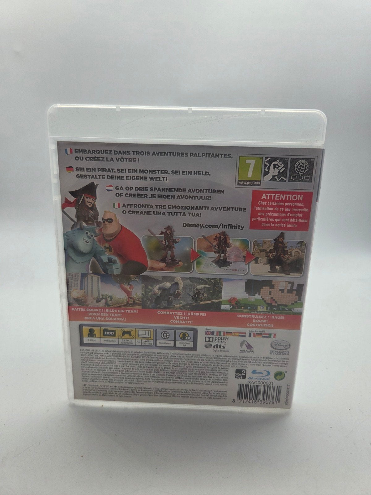 Disney Infinity PS3 - Avontuur en Actie, Avontuur en Actie, Gebruikt, 1 speler, Eén computer