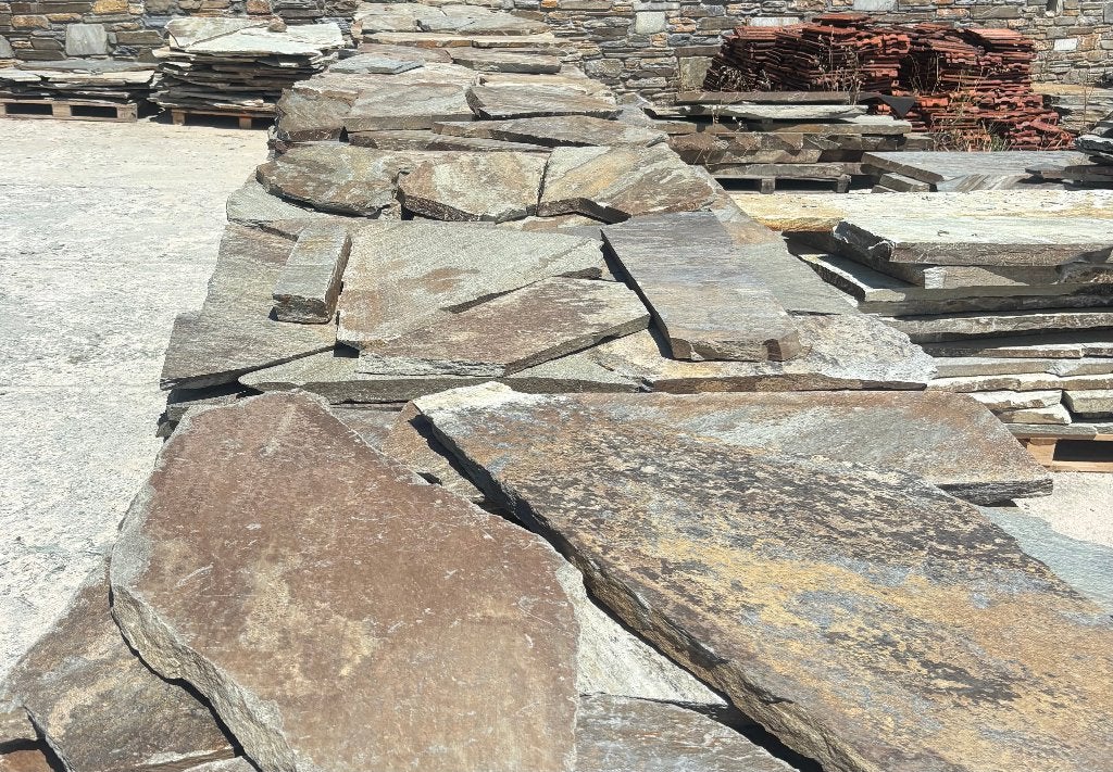 Flagstones Kavalas Xantia XL Greece -20-30mm 6-9pc M2 sep, Natuursteeninfo BV, Nieuw, Ophalen of Verzenden, Info@natuursteeninfo.eu