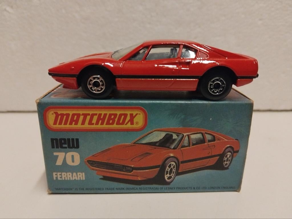 Matchbox #70 Ferrari 308 GTB rood 3INCH, Hobby en Vrije tijd, Ophalen of Verzenden, Zo goed als nieuw, Auto