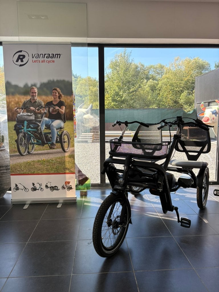 Fun2Go van raam duofiets 23,5 Ah NIEUW, Ophalen, Nieuw, Schijfrem, Fun2go van raam