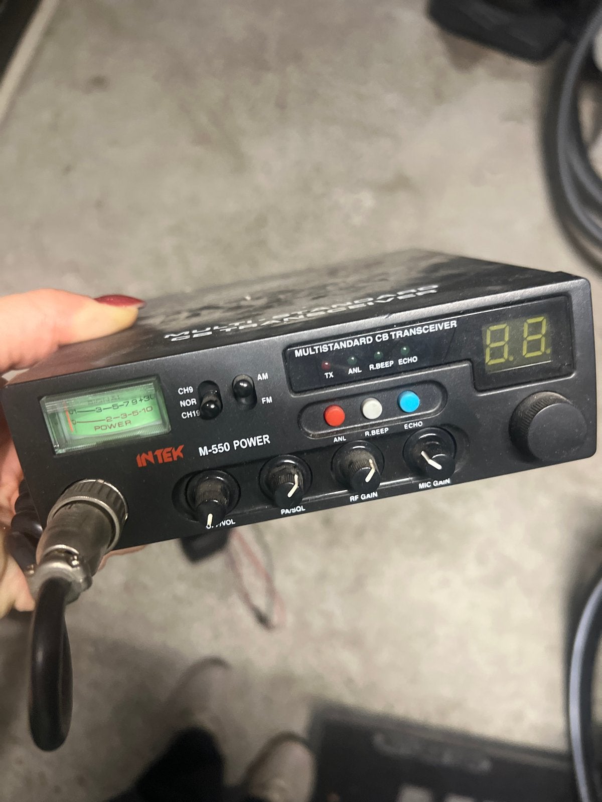 Intek M-550 Power Multistandard CB Transceiver, Ophalen of Verzenden, Gebruikt