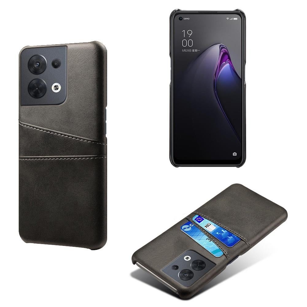 Backcover + Screenprotector voor OPPO Reno 8 _ Zwart, Verzenden, Nieuw, Hoesje of Tasje