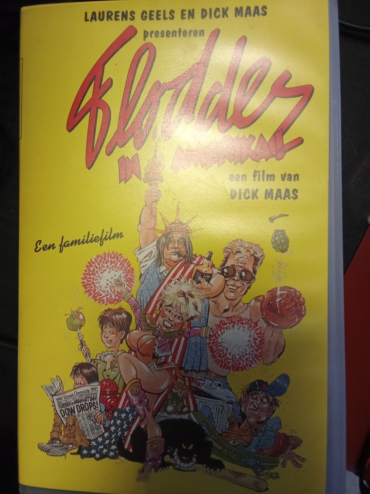 Te koop Flodder in Amerika! VHS band, Vanaf 12 jaar, Ophalen, Gebruikt, Komedie