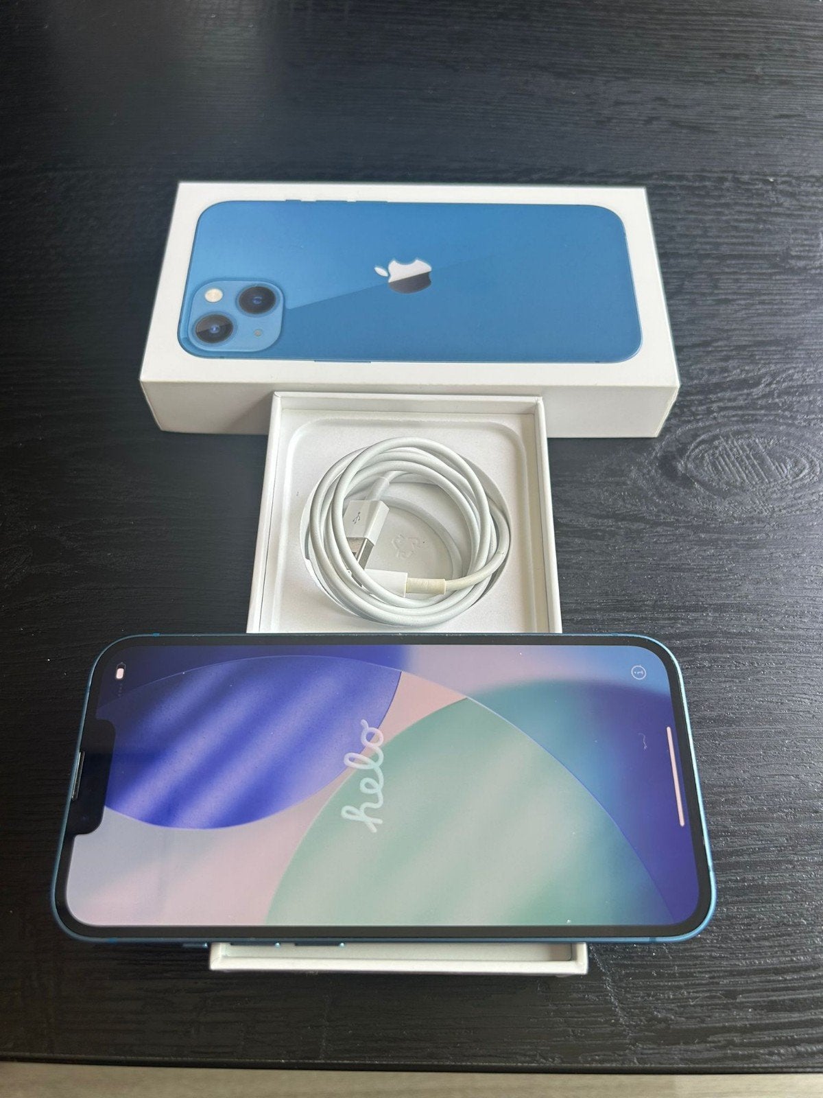 IPhone 13     128 GB batterij  87 %, Telecommunicatie, Mobiele telefoons | Apple iPhone, 128 GB, Blauw, IPhone 13, Ophalen of Verzenden