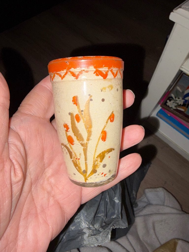 Oud bevrijdings glaasje, Ophalen of Verzenden, Overige soorten, Nederland, Overige typen