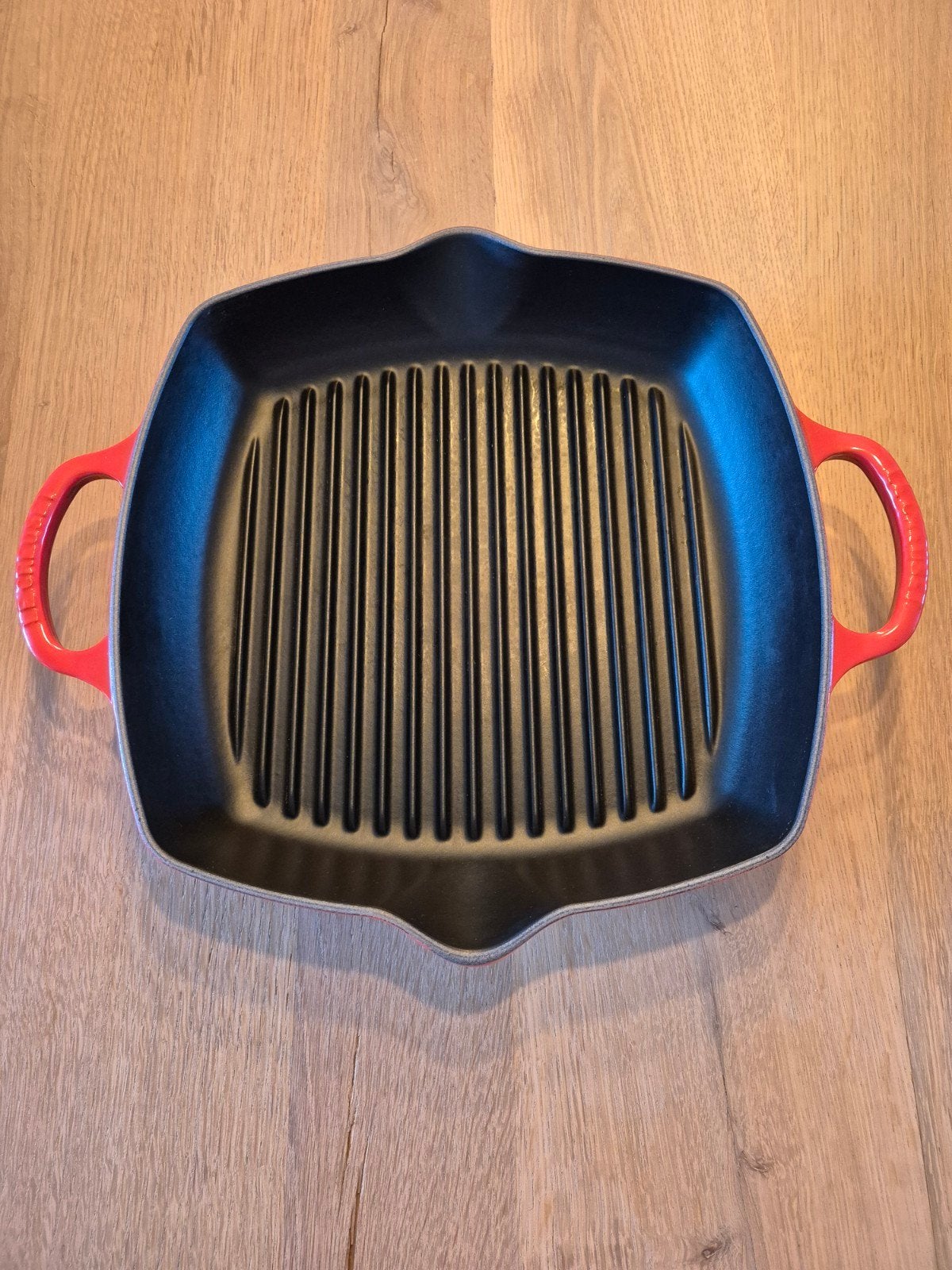 Le Creuset grillpan 30cm - Gietijzeren grillpan, Huis en Inrichting, Ophalen, Gietijzer, Overige typen, Le Creuset
