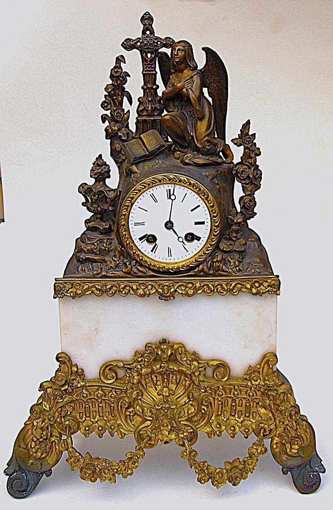 Franse pendule - Empire - Ca. 1825  (5), Antiek en Kunst, Antiek | Klokken, Ophalen of Verzenden