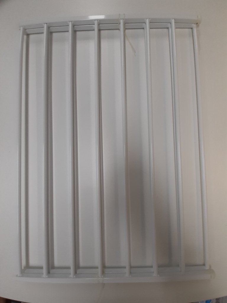 Noma extending metal gate Traphekje - 62 t/m102 cm wit - Z3