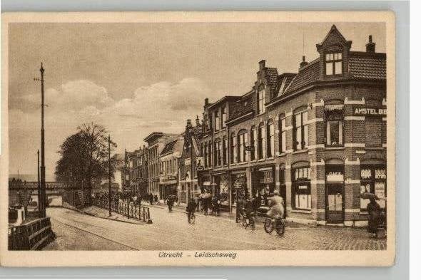 Utrecht Leidscheweg+Café st1931 nr14 P.C. v. Rossem zie info