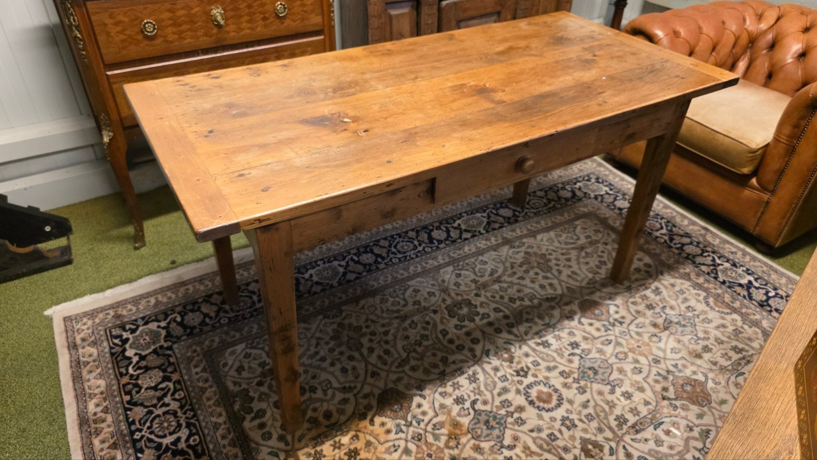 Antieke Frans grenen boeren eettafel, Antiek en Kunst, Ophalen