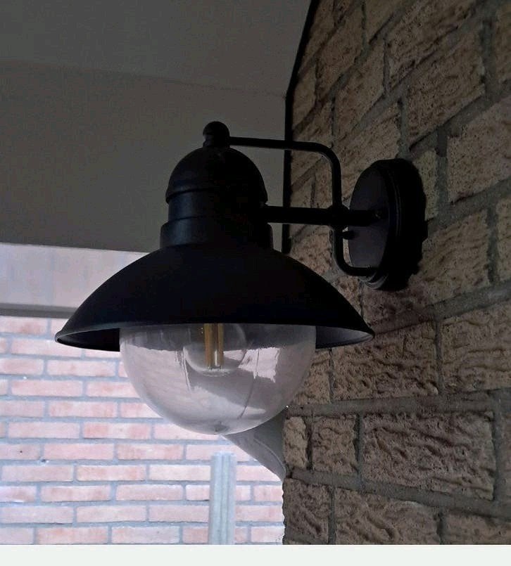 zwarte wandlantaarn, Minder dan 50 watt, Wandlamp, Aluminium, Ophalen of Verzenden
