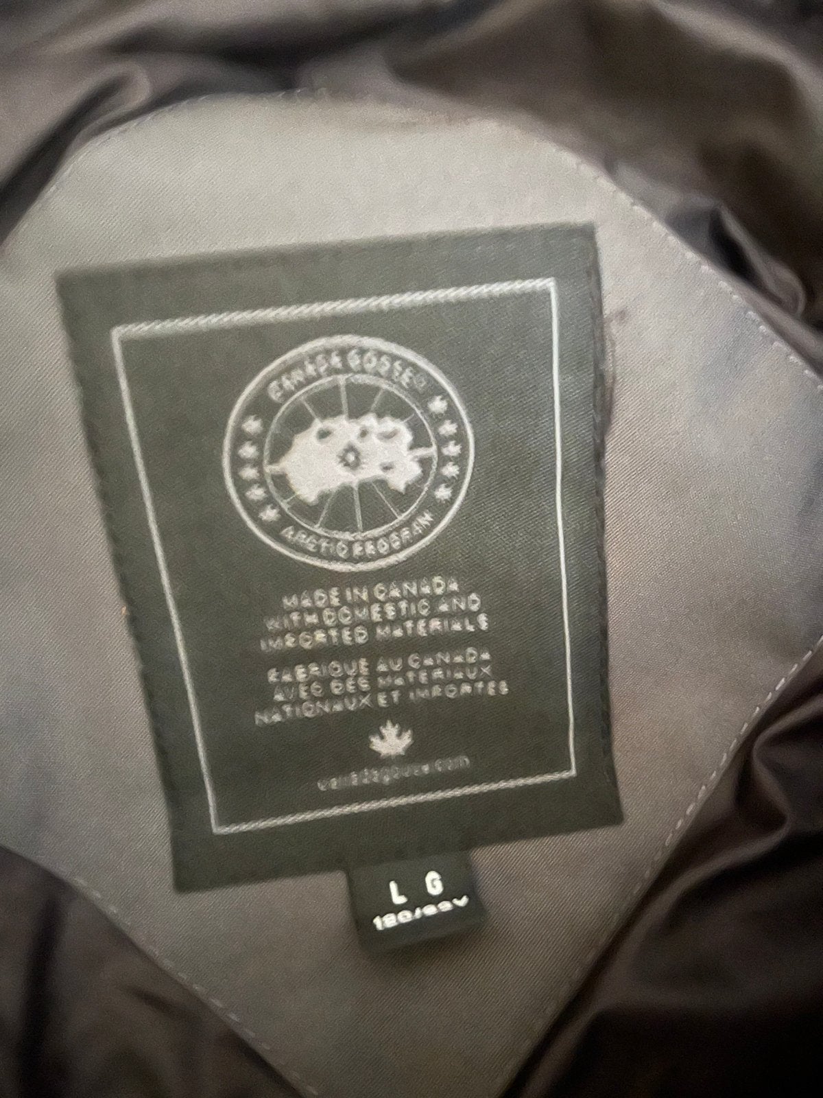 Canada Goose Bodywamer maat L, Verzenden, Zo goed als nieuw, Zwart