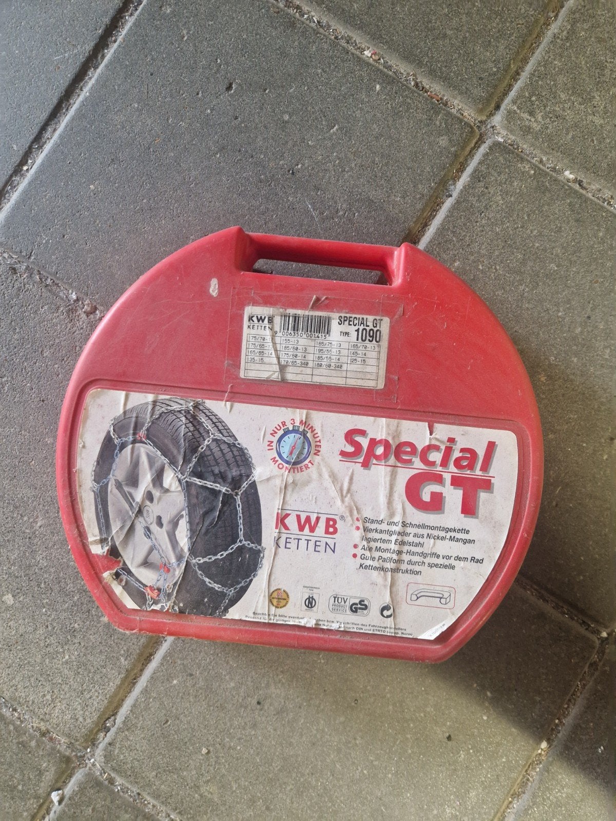 Sneeuwkettingen KWB Special GT 1090 (bandenmaat 125-175), Auto diversen, Ophalen of Verzenden