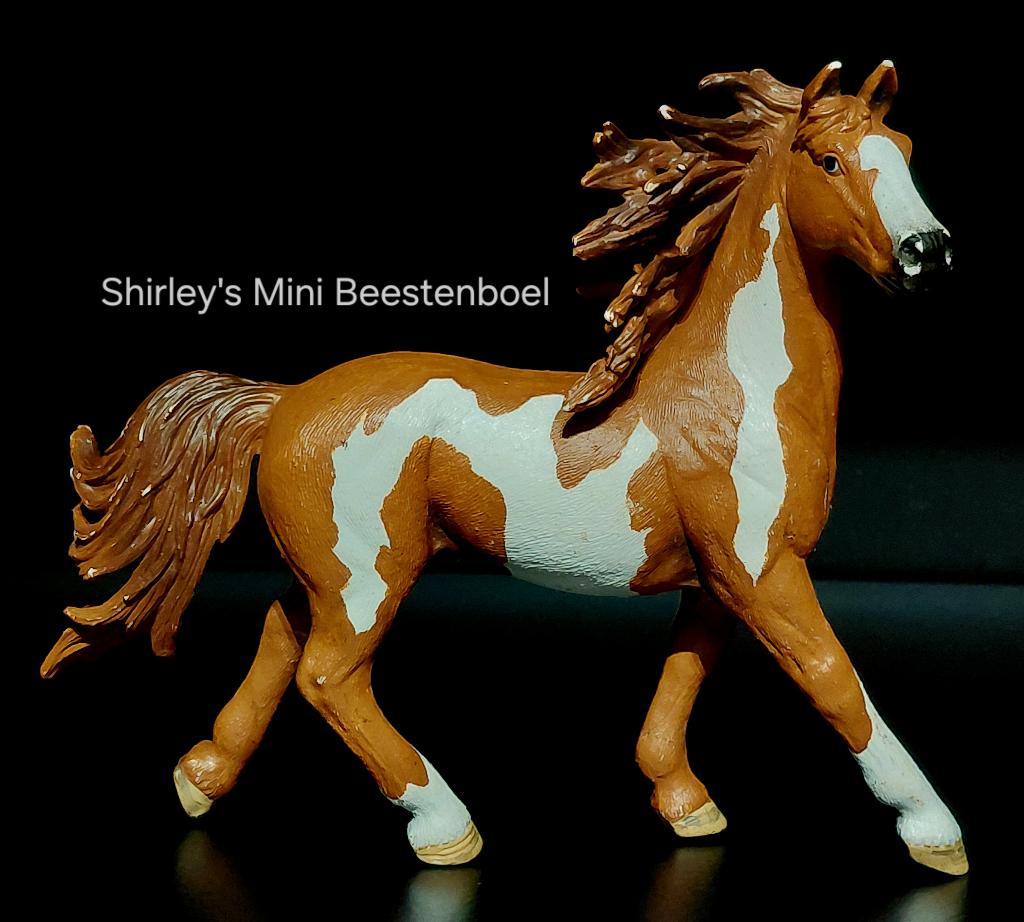 schleich pinto hengst, Verzamelen, Ophalen of Verzenden, Gebruikt, Paard, Beeldje of Figuurtje