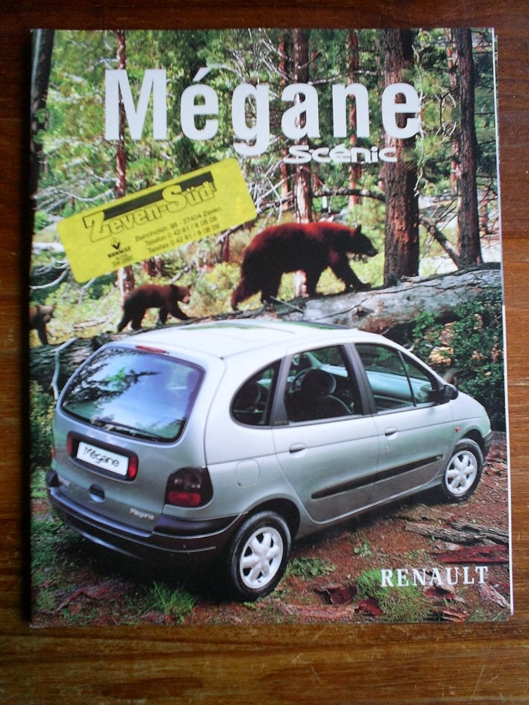 Folder Renault Megane Scenic 12 / 1997 [ 46 pagina 's ], Verzenden, Zo goed als nieuw, Renault