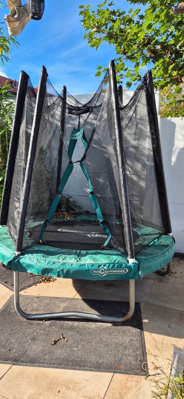 trampoline, Ophalen, Gebruikt