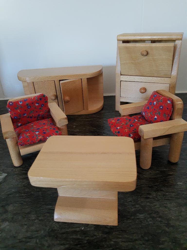 Poppenhuis meubeltjes, Kinderen en Baby's, Speelgoed | Poppenhuizen, Ophalen of Verzenden, Zo goed als nieuw, Poppenhuis