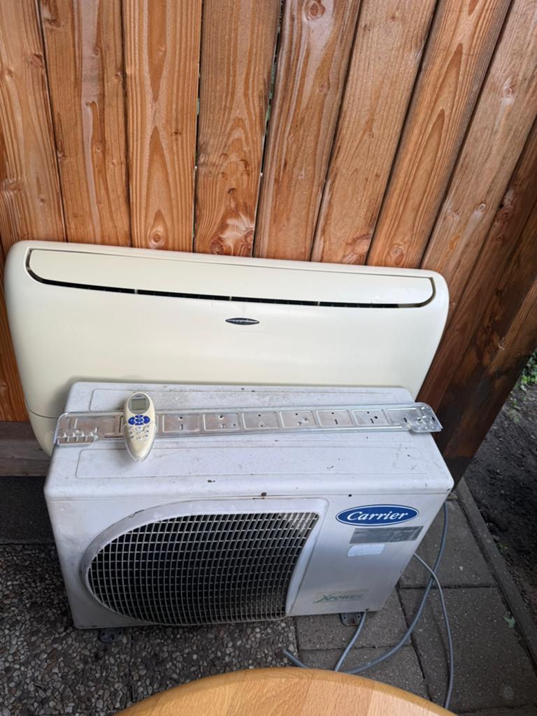 Carrier Airco Split Unit -Koelen ,verwarming en Ontvochtigen, Gebruikt, Minder dan 60 m³, 3 snelheden of meer, Ophalen of Verzenden