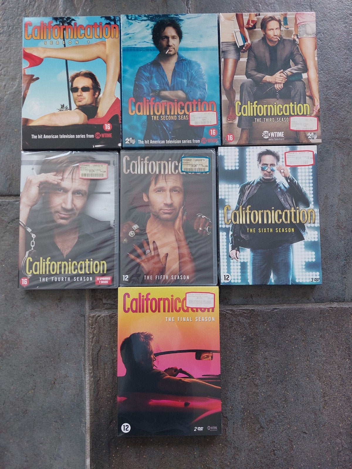 Californication Complete Serie DVD Boxset - Seizoen 1-7, Cd's en Dvd's, Ophalen, Drama, Seizoen 1, Nieuw in verpakking