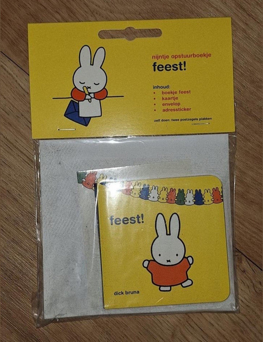 Nijntje Opstuurboekje Feest! - Nieuw, Nieuw, Ophalen of Verzenden, 0 tot 6 maanden, Dick Bruna