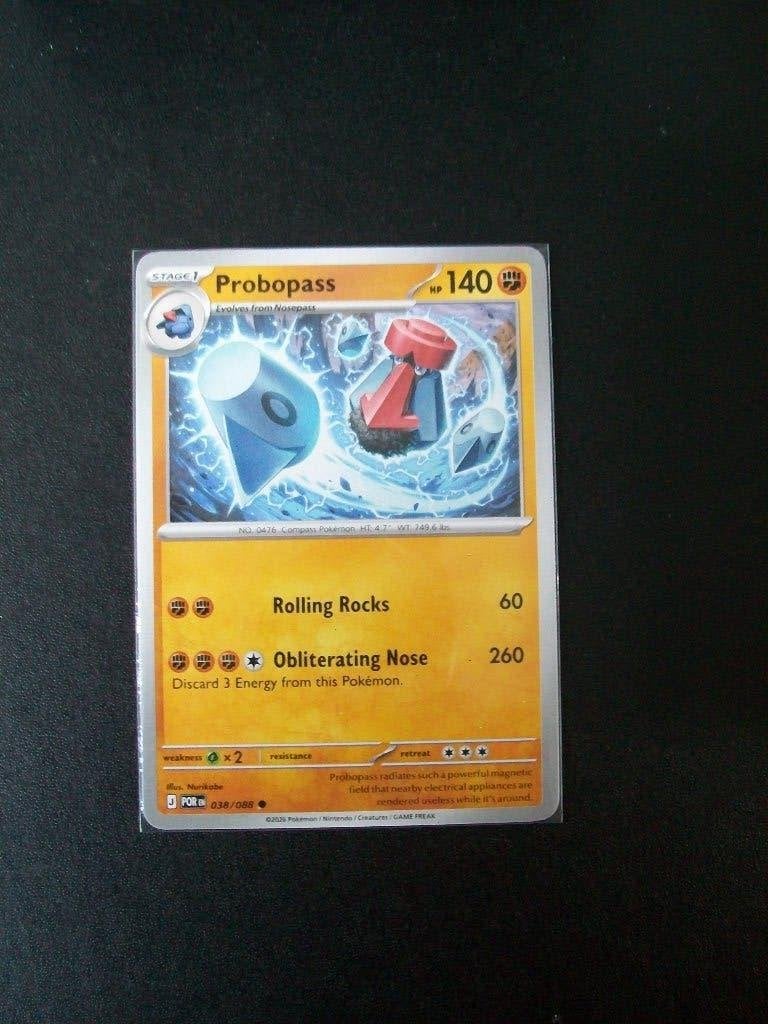 3380. Nieuwe Pokemon Kaart PROBOPASS HP 140 (038/088), Verzenden, Nieuw, Losse kaart