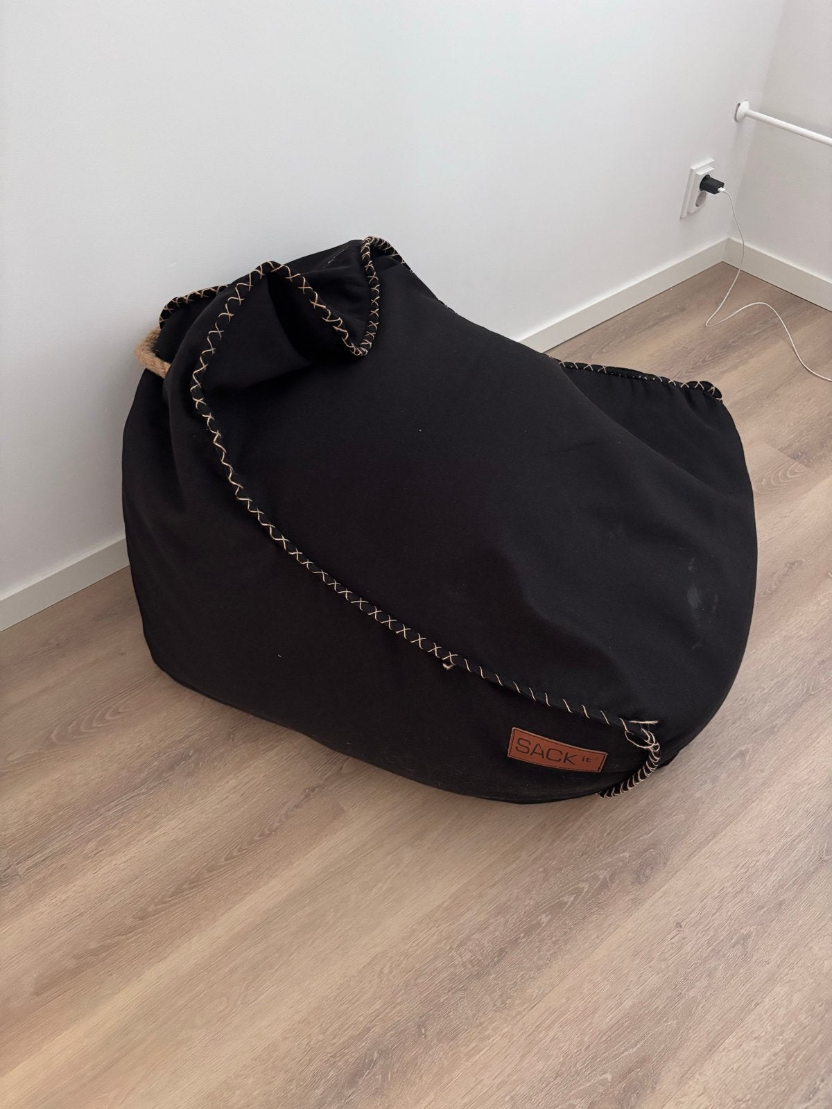 SACK it Zitzak Zwart Cobana Junior Lounge Chair, Ophalen, Gebruikt, Zwart, Zitzak