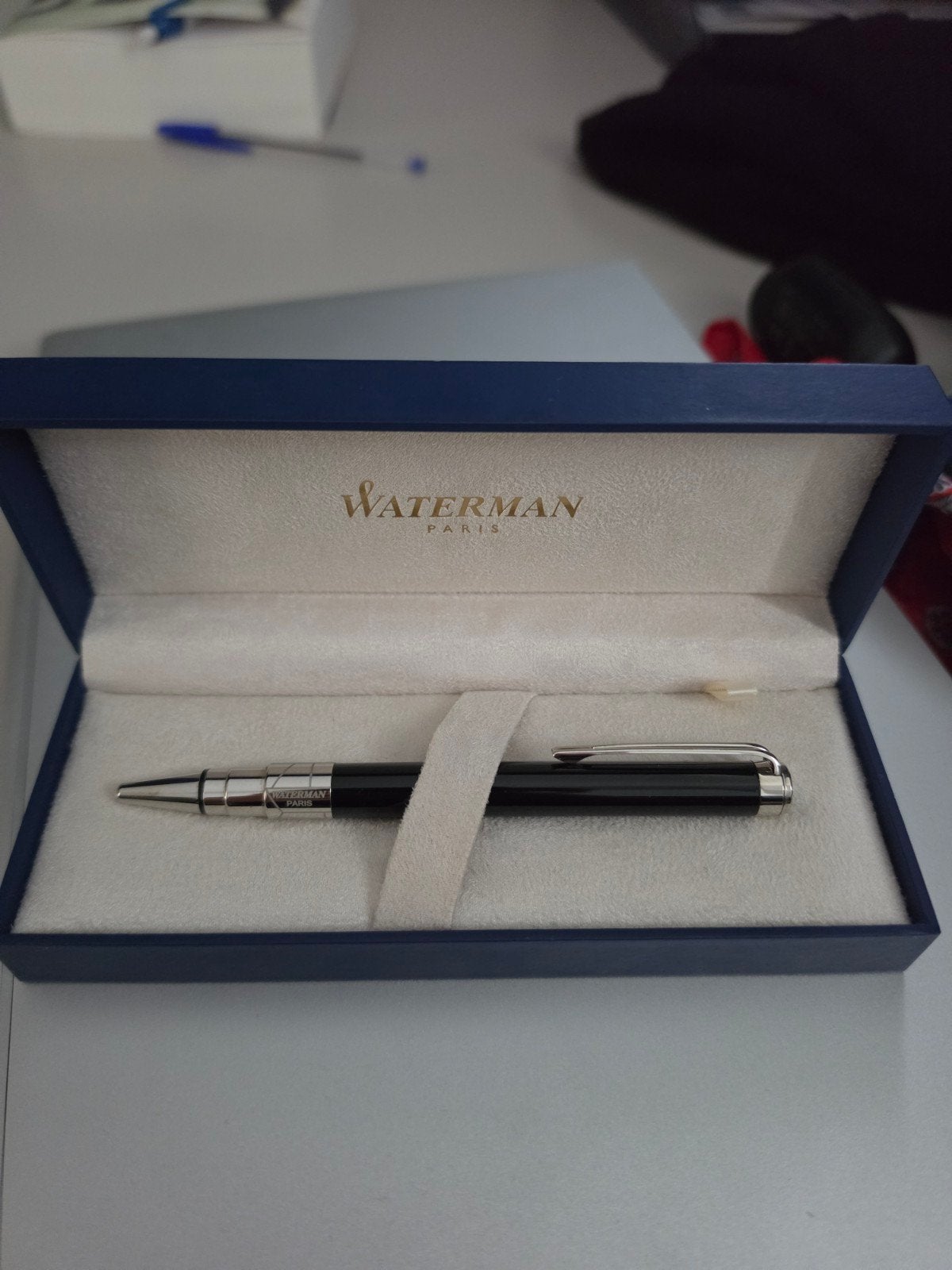 Waterman Balpen in originele doos - Zo goed als nieuw, Verzamelen, Balpen, Met doosje, Ophalen of Verzenden, Zo goed als nieuw