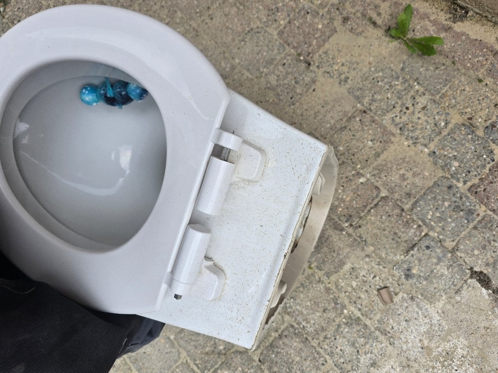 WC pot hangend, Doe-het-zelf en Verbouw, Ophalen, Gebruikt, Toilet