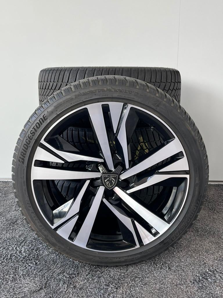 19" Peugeot 508 Velgen met winterbanden - Bridgestone, Auto-onderdelen, Banden en Velgen, Gebruikt, Velg(en), Winterbanden, 235 mm