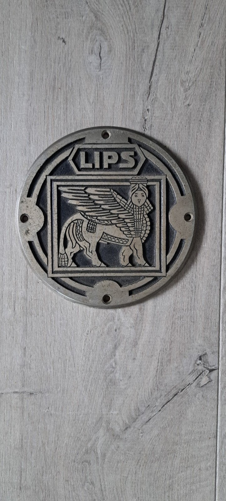 vintage kluisplaat Lips, Verzamelen, Ophalen of Verzenden, Gebruikt, Overige typen