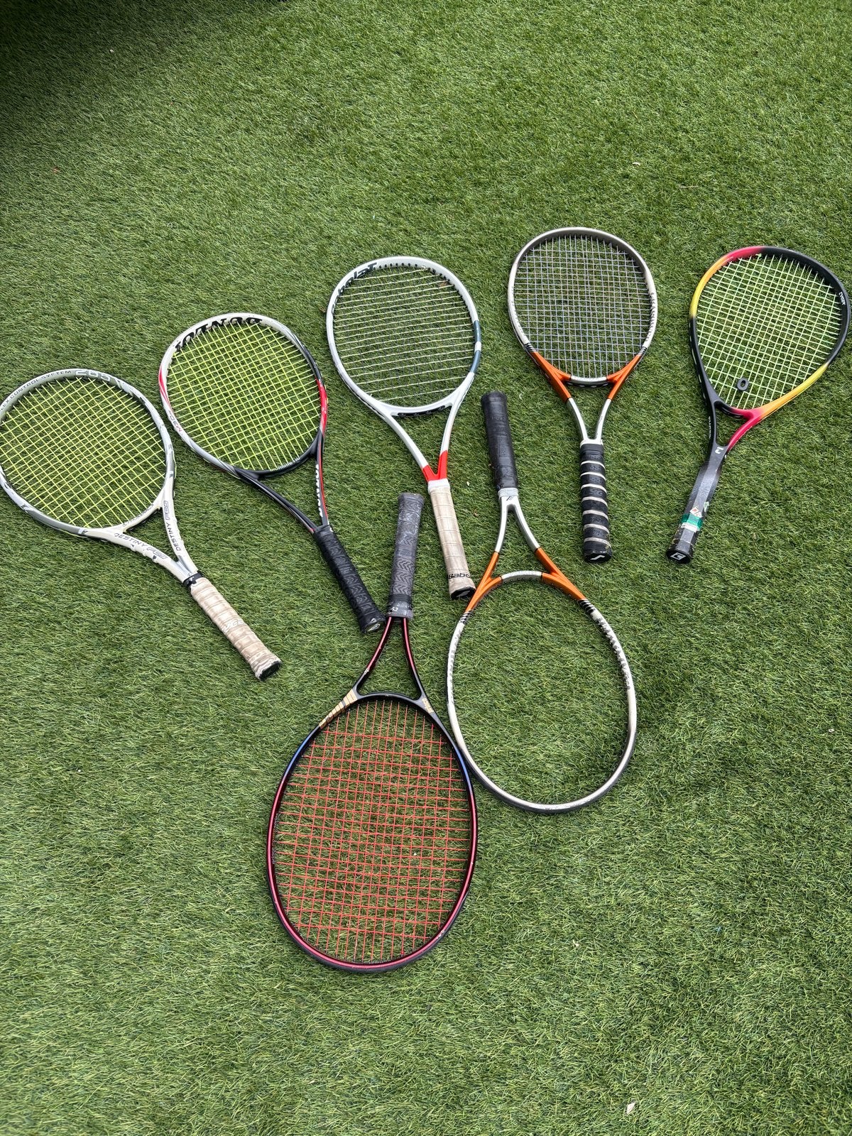 Diverse tennisrackets en Babolat tennistas - Gebruikt, Sport en Fitness, Ophalen, Gebruikt, Racket, Babolat