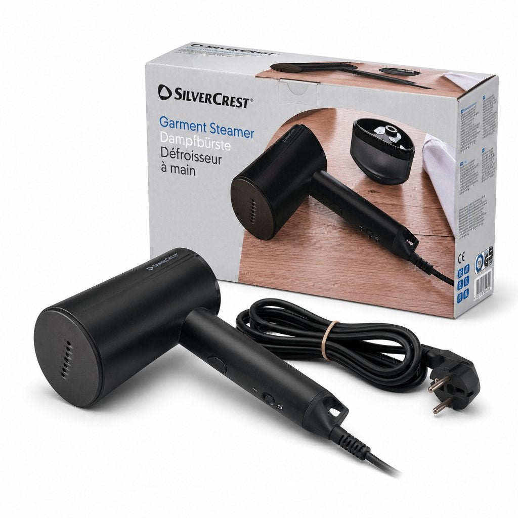 SilverCrest Kledingstomer / Handstomer – Compact & Zwart, Witgoed en Apparatuur, Stoomapparaten, ., Ophalen of Verzenden, Zo goed als nieuw