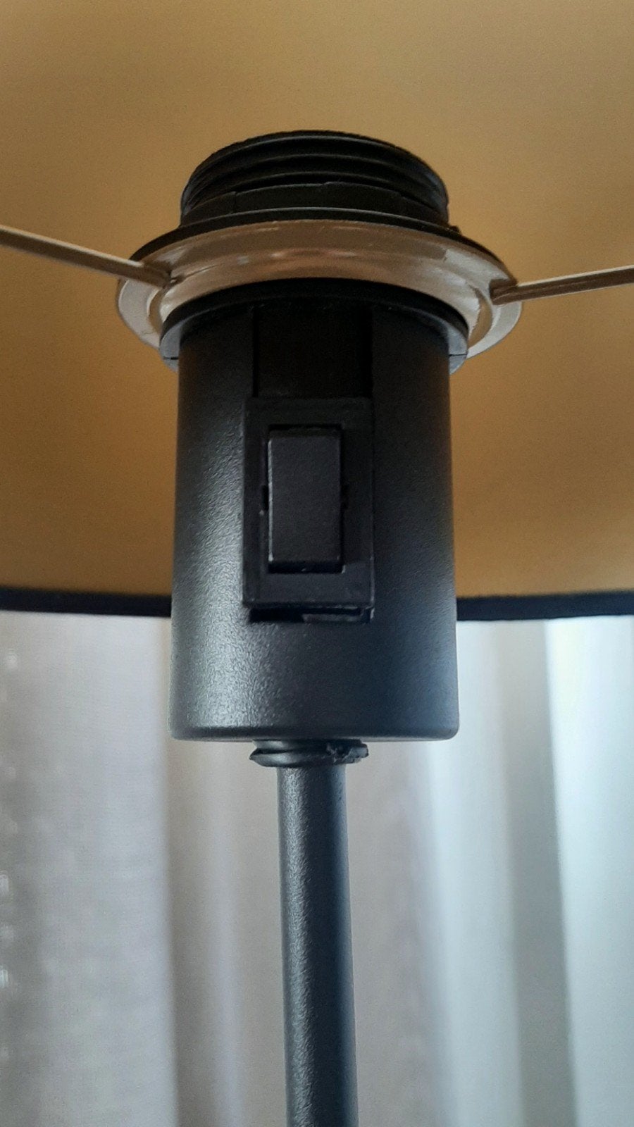 Mooie tafellamp QAZQA zwart velvet goud, Ophalen, Qazqa, E27 (groot), Zwart