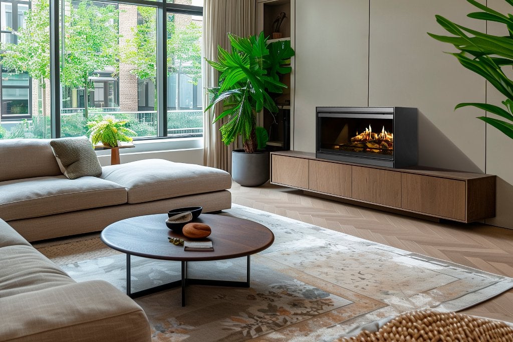 Kalfire E-one 100F FR, Ophalen, Nieuw, Vrijstaande haard, Elektrische haard