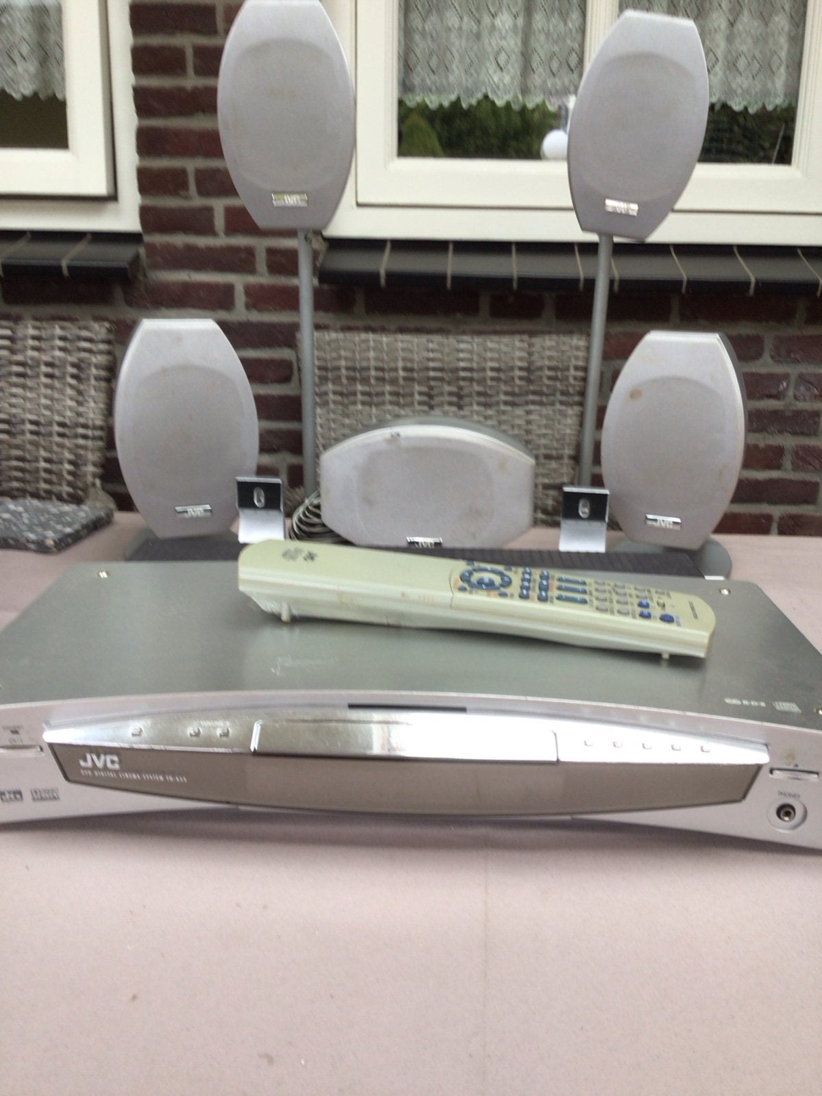 JVC Home Cinema Set met DVD-speler en 5.1-luidsprekers, Gebruikt, JVC, Ophalen of Verzenden, 5.1-systeem