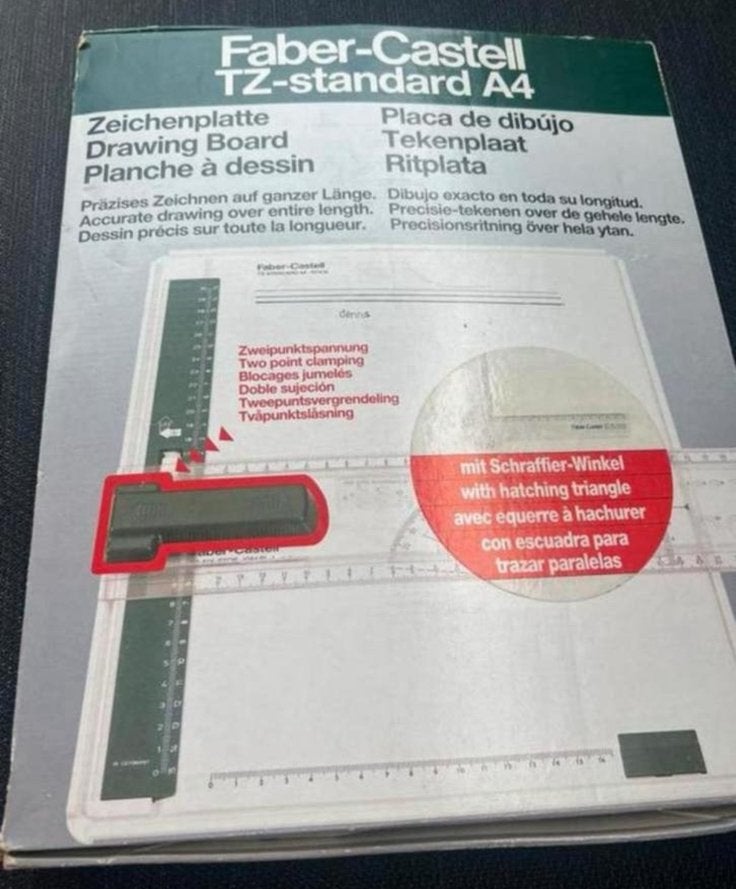 Faber-Castell tekenplaat A4, Ophalen of Verzenden, Zo goed als nieuw