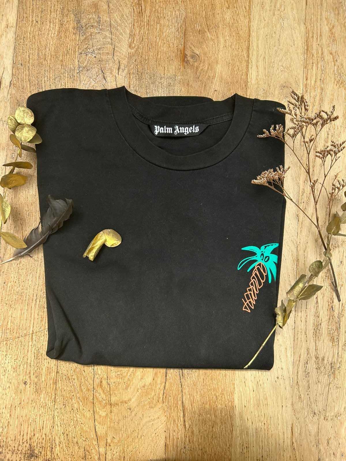 Palm angels Shirt Maat S, Ophalen of Verzenden, Zo goed als nieuw, Maat 46 (S) of kleiner, Zwart
