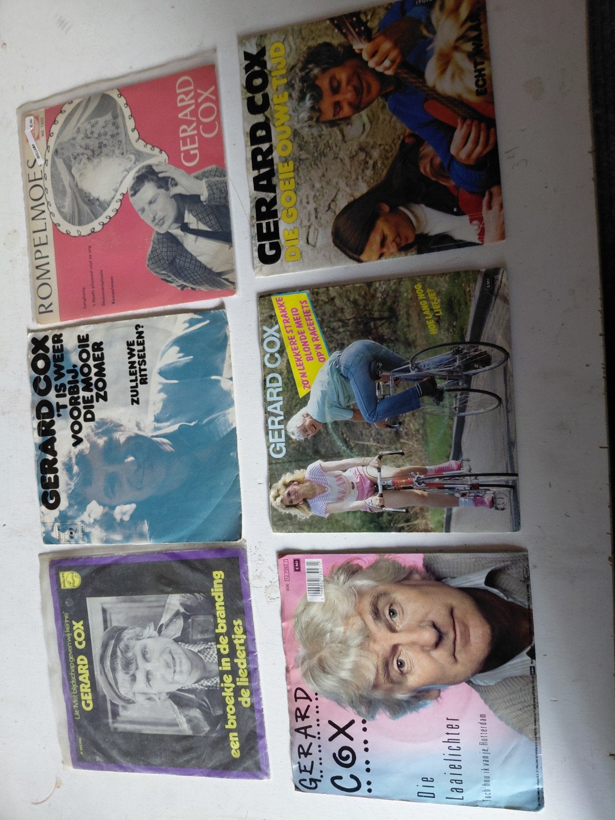 Gerard Cox Singles Collectie - Diverse Titels, Ophalen of Verzenden, Gebruikt, Levenslied of Smartlap