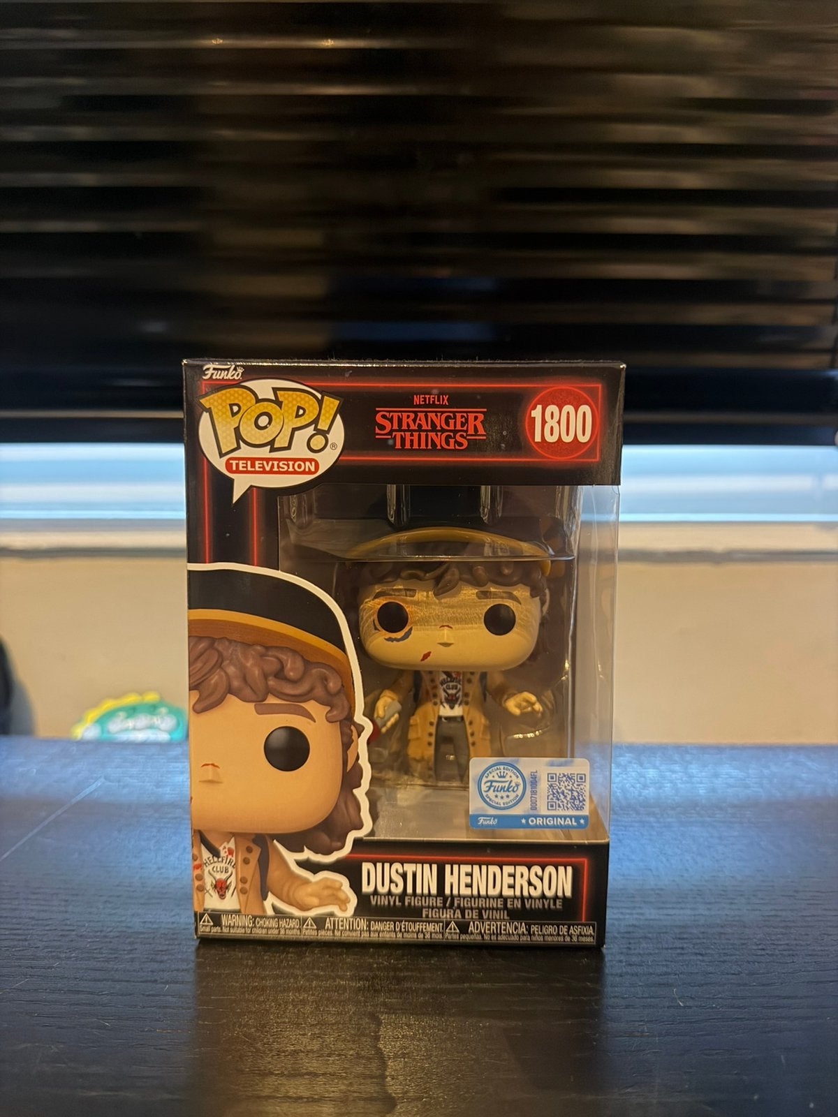 Funko Pop Dustin Henderson Stranger Things 1800, Ophalen of Verzenden, Nieuw