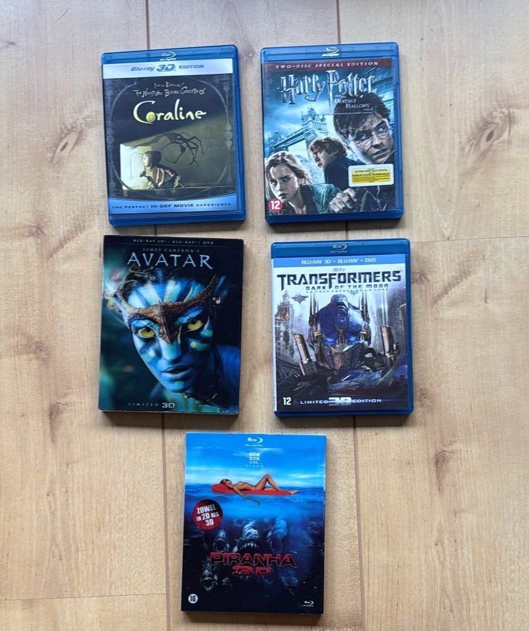 5 films op  blue ray, Ophalen of Verzenden, Zo goed als nieuw, Actie
