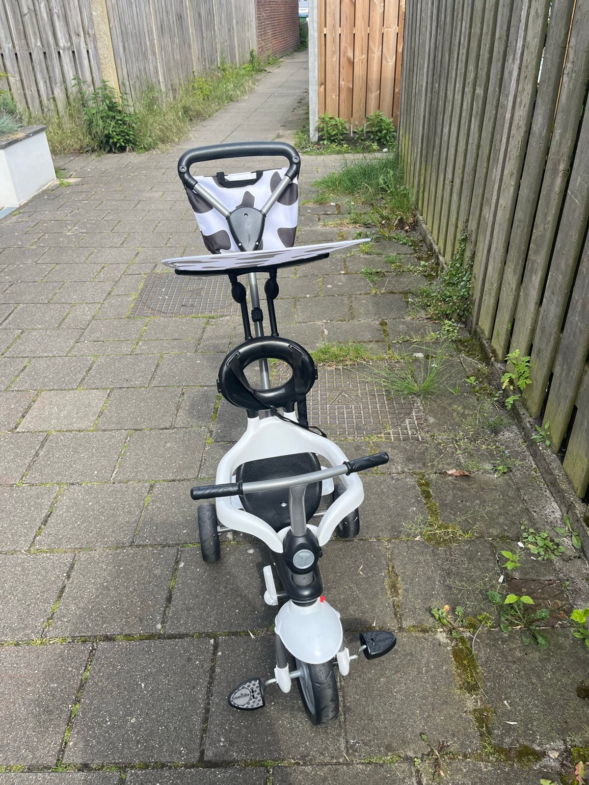 Smartrike 4 in 1 driewieler met duwstang en zonnekap, Ophalen, Gebruikt, Velgrem, Duwstang